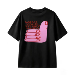 主图_1 Remera Algodón Estampada Wash Your Stinky Hands Diseño Cool