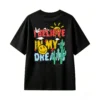 Remera Algodón Estampado Cactus Dreams Diseño Urbano Oversize