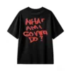 Remera Algodón Estampada What Am I Gonna Do Diseño Urbano