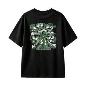 Remera Algodón Try It Out Estampado Urbano Diseño Retro