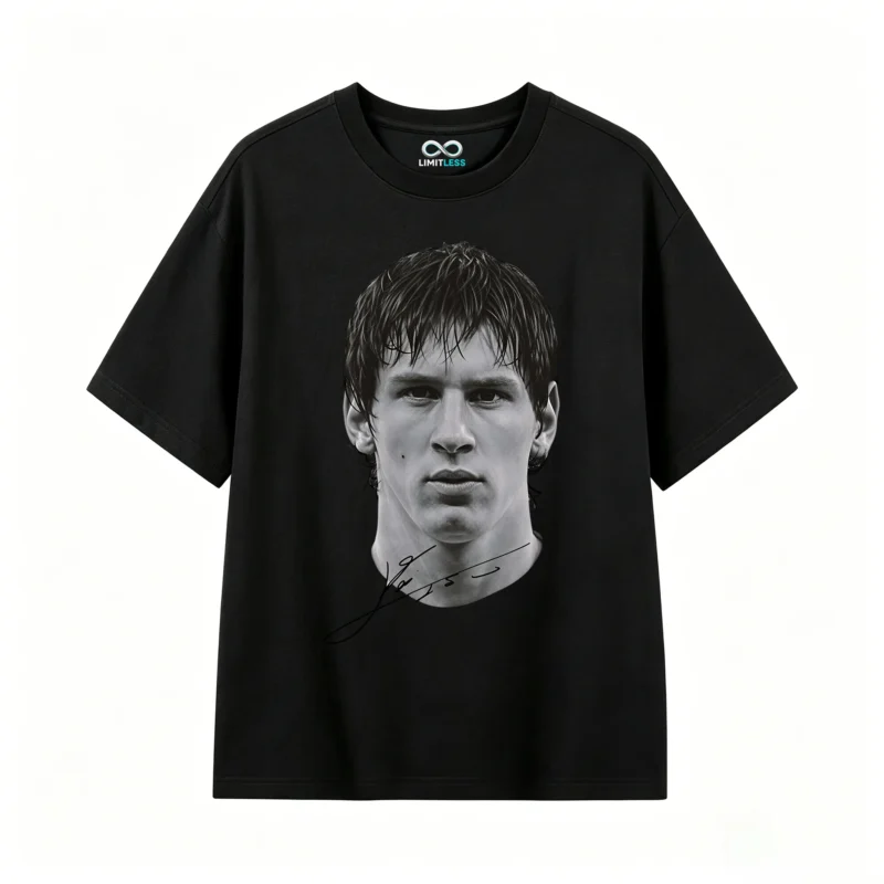 主图_1 Lionel Messi Iconic Portrait Signature T-Shirt