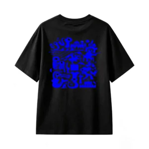 主图_1 Remera Algodón Estampado Hope 3D Diseño Vintage Oversize