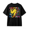 主图_1 Remera Algodón Estampado Hopeful Human Diseño Urbano Full Color