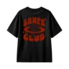 Remera Algodón Oversize Sanpa Club Estampado Vintage Estilo