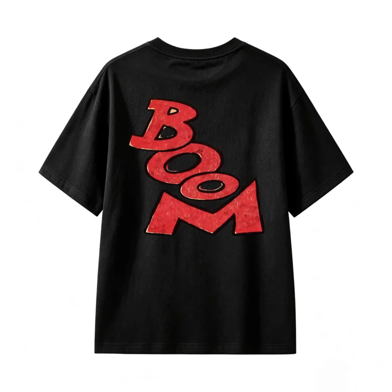 Remera Algodón Estampado Boom Comic Urbano Premium