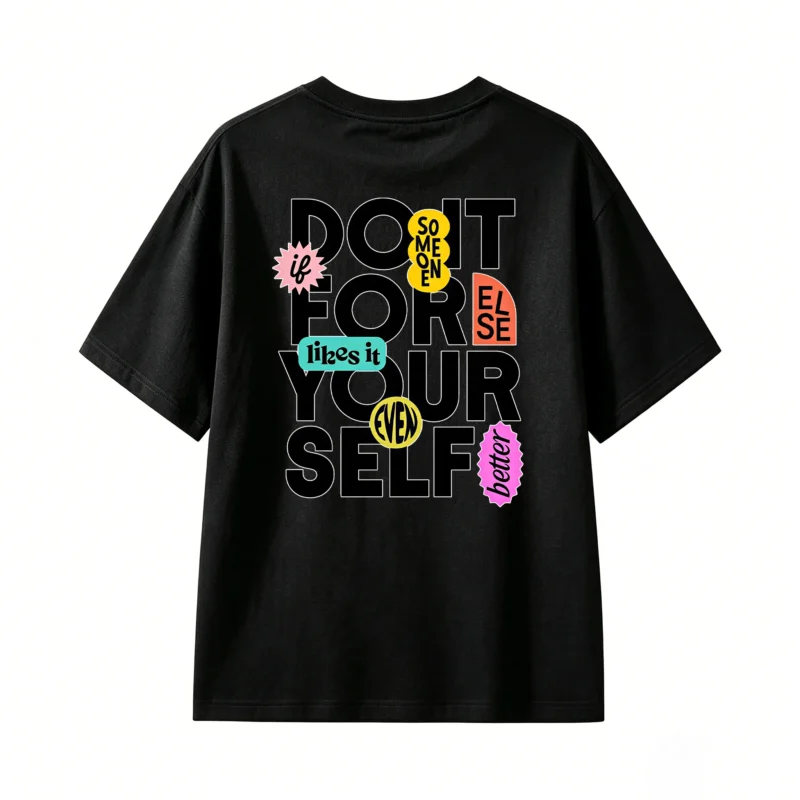 主图_1 Remera Algodón Estampada Lets Grow Diseño Urbano Oversize