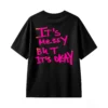 主图_1 Remera Algodón Frase Messy Estilo Urbano Casual Trendy