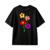 Remera Algodón Estampado Flores Vintage Premium Calidad
