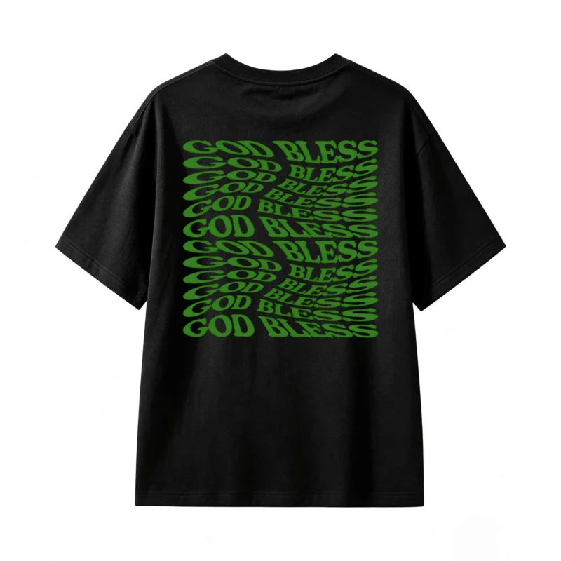 主图_1 Remera Algodón God Bless Estampa Urbana Oversize Premium