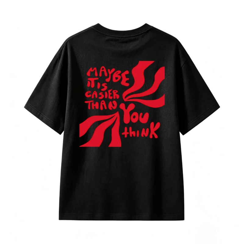 Remera Algodón Estampada Diseño Psicodélico Trendy Casual