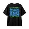 主图_1 Remera Algodón Estampada Lets Grow Diseño Urbano Premium
