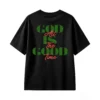 Remera Algodón Estampada Frase God All Is The Good Time