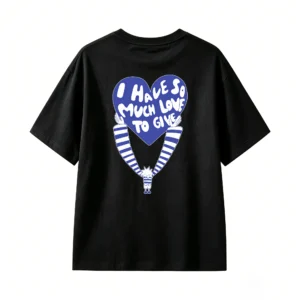 Remera Algodón Estampada Frase Love Diseño Urbano Premium