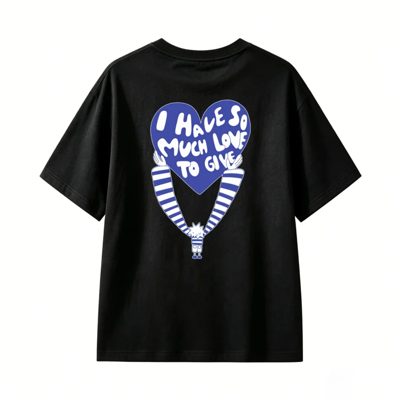 Remera Algodón Estampada Frase Love Diseño Urbano Premium