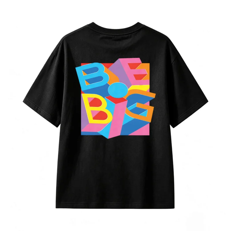 Remera Algodón Estampado 3D Diseño Pop Art Casual Premium