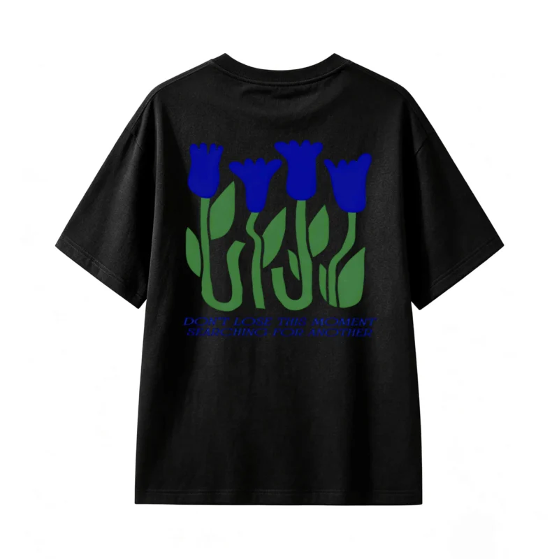 主图_1 Remera Algodón Estampado Tulipanes Diseño Casual Trendy