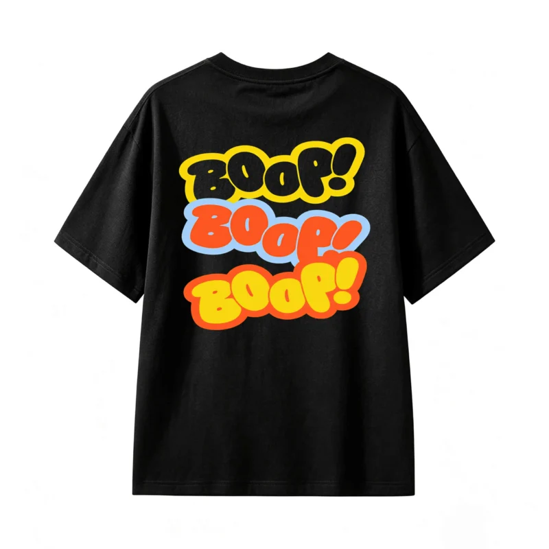 主图_1 Remera Algodón Estampado Boop Pop Art Diseño Urbano Premium