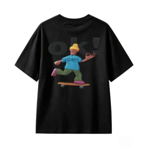 主图_1 Remera Mersller Algodón Estampada Sports Skate Urbano Premium