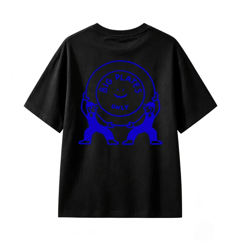 Remera Algodón Estampada Big Plates Only Oversize Urbana Premium