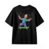 Remera Battlekd Algodón Estilo Urbano Oversize Skate Premium