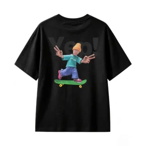 Remera Battlekd Algodón Estilo Urbano Oversize Skate Premium