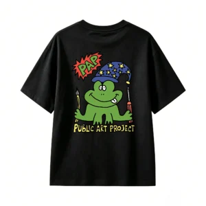 主图_1 Remera Algodón Estampada Rana Mago Diseño Único Casual Urbano