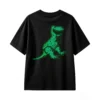 Remera Algodón Estampado Dinosaurio Rex Diseño Creativo