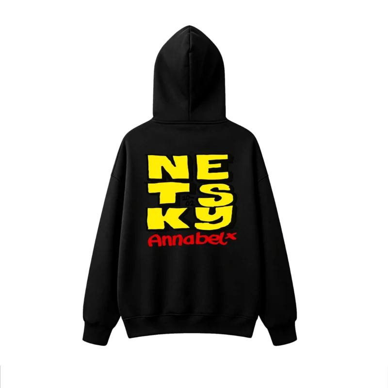Buzo capucha estampado Netsky Annabelx gráfico