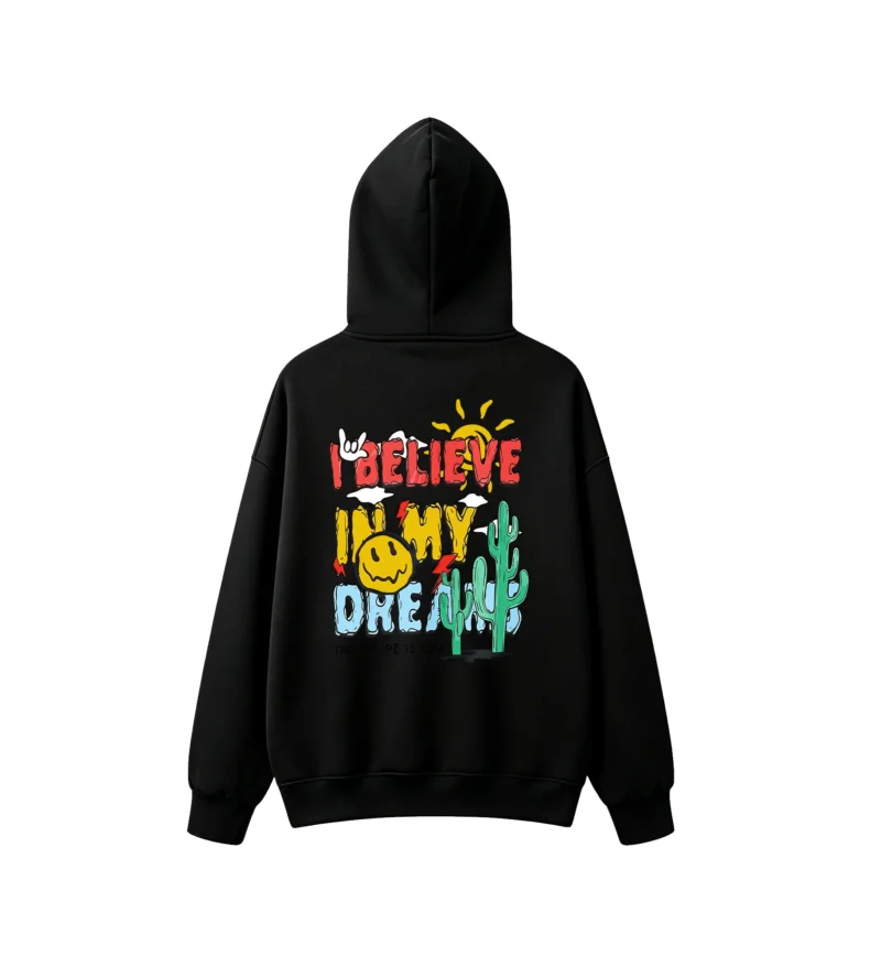 主图_1 Buzo capucha estampado Cactus frase Dreams