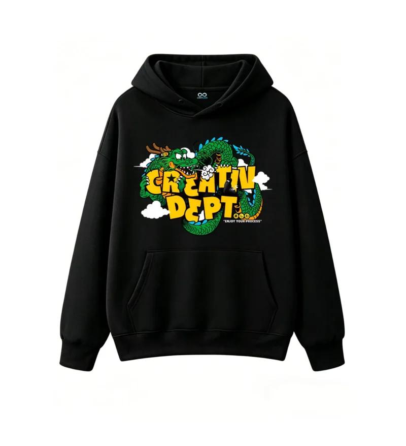 主图_1 Creative Dept Dragon Graphic Hoodie