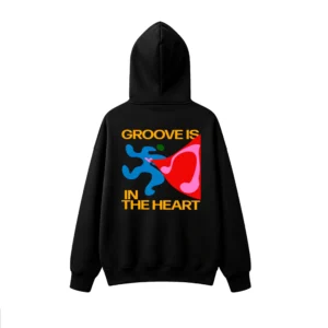 Buzo capucha estampado Groove Is In The Heart