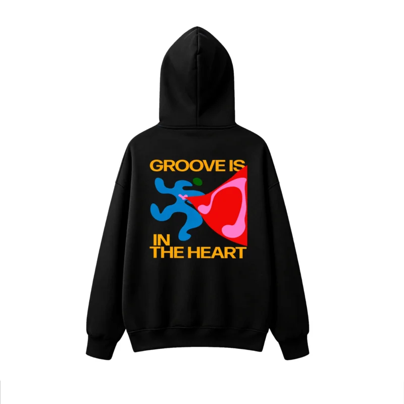 Buzo capucha estampado Groove Is In The Heart