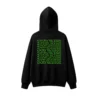 Buzo capucha estampado frase God Bless