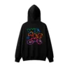 Buzo capucha estampado We Are One full color pop