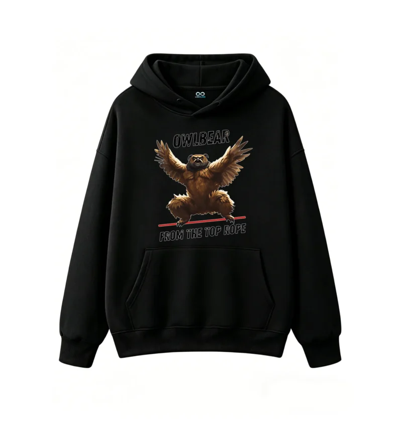 主图_1 Owlbear From The Top Rope Wrestling Hoodie