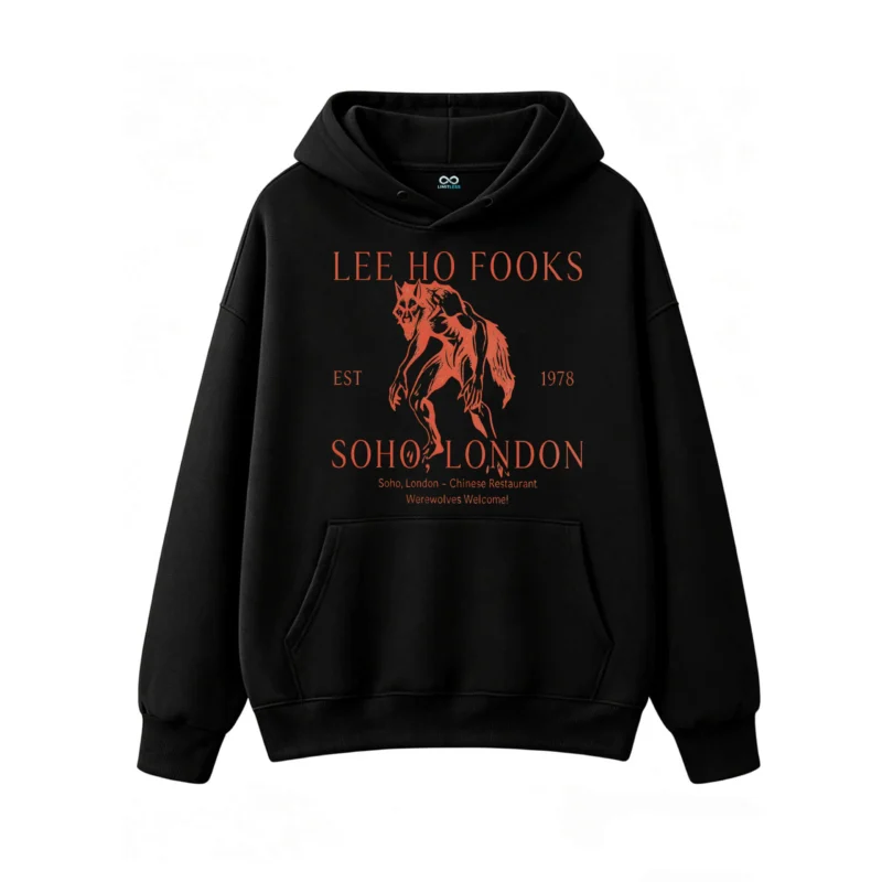 Lee Ho Fooks Soho London Est 1978 Werewolf Graphic Hoodie