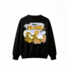 主图_1 Take It Slow Leopard Back Print Crew Neck Sweatshirt