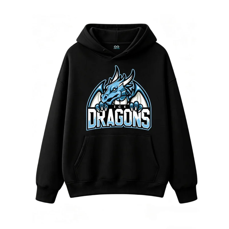 主图_1 Ice Dragons Graphic Hoodie