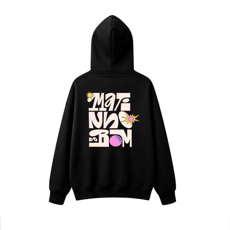 主图_1 Buzo capucha estampado diseño retro gráfico