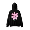 Buzo capucha estampado flor urbana