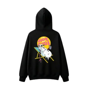 Buzo capucha estampado diseño verano