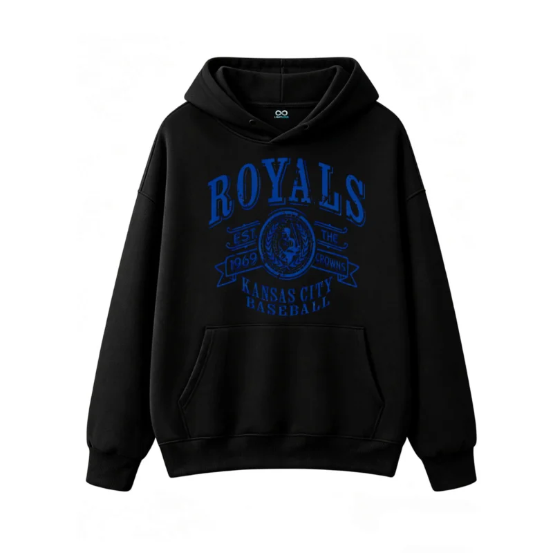 主图_1 Kansas City Royals Baseball Est 1969 The Crowns Hoodie