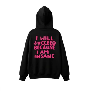 Buzo capucha estampado frase motivacional