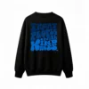Buzo cuello redondo, estampa Treat People With Kindness retro