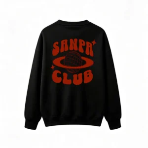 Buzo cuello redondo, estampa Sanpa Club retro