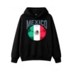 Mexico Soccer Ball Flag Print Hoodie