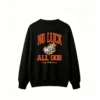 Buzo cuello redondo, estampa dados y fuego streetwear