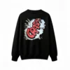 Buzo cuello redondo, estampa Crash pop art