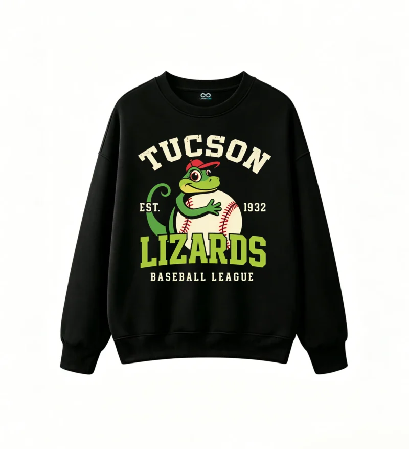主图_1 Tucson Lizards Baseball League Mascot Sweatshirt