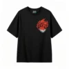 主图_1 Remera Algodón Estampado Corazón Fuego Diseño Urbano Premium